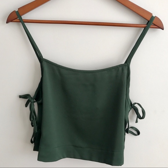 Topshop Side Tie Crop Cami - Picture 5 of 8